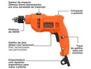 Furadeira de Impacto 450W Black+Decker