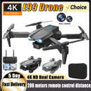 Drone E99 Pro 4K com Câmera HD 1080P WiFi FPV Dobrável