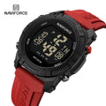 NRelógio Masculino Digital LCD Esportivo 50M à Prova d’Água Silicone –aviforce