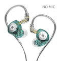 Fone de Ouvido KZ EDX PRO HiFi Bass In-Ear com Microfone