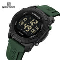 NRelógio Masculino Digital LCD Esportivo 50M à Prova d’Água Silicone –aviforce