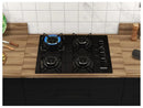 Cooktop 4 Bocas a Gás Itatiaia Essential Preto – GLP Bivolt | Praticidade e Estilo na Sua Cozinha