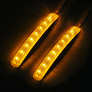 Luz de Seta LED 2PCS – 8 SMD Âmbar para Retrovisor Automotivo