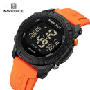 NRelógio Masculino Digital LCD Esportivo 50M à Prova d’Água Silicone –aviforce