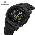 NRelógio Masculino Digital LCD Esportivo 50M à Prova d’Água Silicone –aviforce