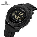 NRelógio Masculino Digital LCD Esportivo 50M à Prova d’Água Silicone –aviforce