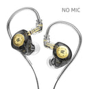 Fone de Ouvido KZ EDX PRO HiFi Bass In-Ear com Microfone