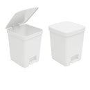 Lixeira Plástica 14 Litros com Pedal e Aro – BPA Free