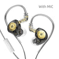 Fone de Ouvido KZ EDX PRO HiFi Bass In-Ear com Microfone