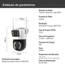 Câmera de Segurança WiFi com Visão Noturna e Monitoramento via App iCSee