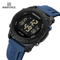 NRelógio Masculino Digital LCD Esportivo 50M à Prova d’Água Silicone –aviforce